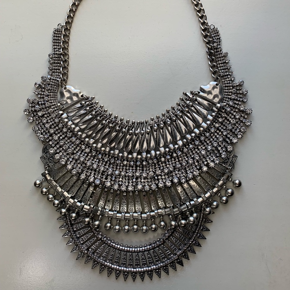 Handcrafted Statement Necklace - image 2